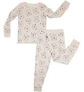 LittleHippo Two-Piece Pajama Set for Boys and Girls, Soft Spandex & Bamboo Viscose, Snug Fit Paja...