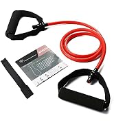 Resistance Bands with Handles, Single Resistance Bands, Exercise Bands with Handles, for Resistan...