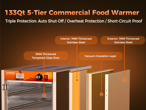 NT510 commercial food warmer