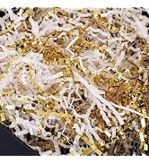 PLINJOY 4 OZ Crinkle Cut Paper Shred Filler for Gift Basket Shredded Confetti Paper Box Stuffing ...