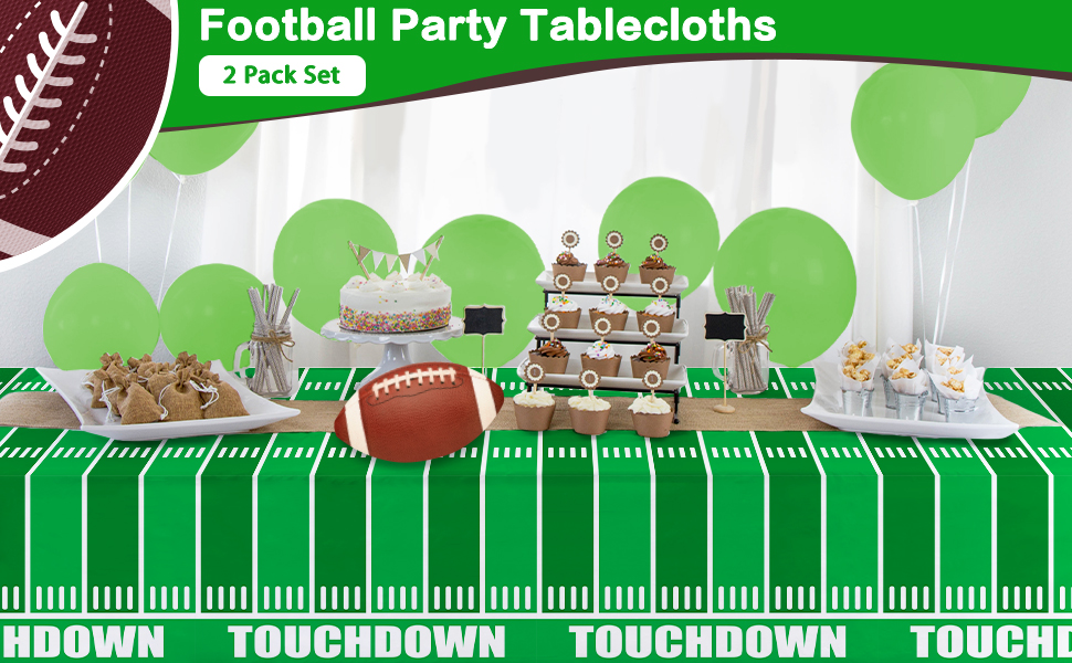 football party decorations