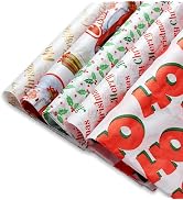 50 Sheets Christmas Wrapping Tissue Paper 20x20 Inch - Holiday Snowflake Xmas Gift Wrap Tissue Pa...