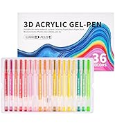 MengRan Gel Pens, 1mm Medium Tip, Assorted Multicolor Ink, Ideal for Journaling & Coloring, Gift ...