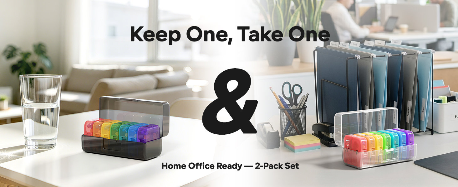 7 day pill organizer 2 times a day
