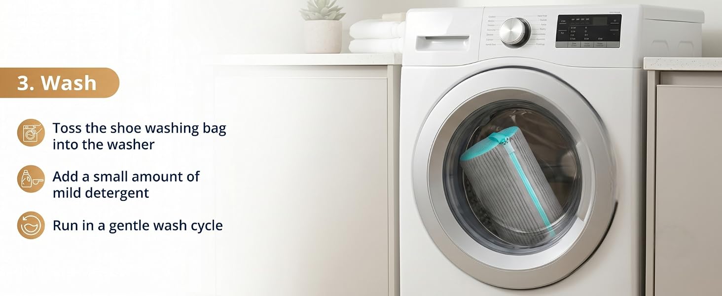 Shoe Washing Machine Bag