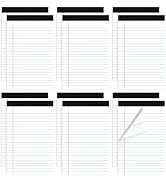 Thboxes 12 Pack Legal Pad 5x8, 360 Sheets Small Note Pad College Ruled Writing Pad Perforated Not...
