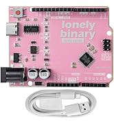 Lonely Binary UNO R3 Sakura Pink Gold Edition Type-C Lead-Free ATmega328P Development Board – Com...