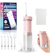 Portable Mini Water Dental Flosser for Teeth Cleaning Pick,Travel Oral Irrigator with Telescopic ...