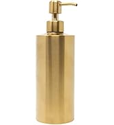 Yew Design - Gold Soap Dispenser for Bathroom (Stainless Steel) and Kitchen - Hand Soap, Detergen...