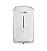 anydry Automatic Liquid Soap Dispenser – 34oz Large Capacity, Wall-Mounted with 5-Level Adjustabl...