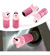 Rislobx 4Pcs Duck Tire Valve Caps, Funny Sunglasses Duck Valve Stem Caps Covers for Wheels, Decor...
