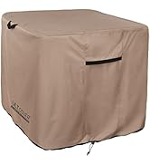 ULTCOVER Waterproof Square Air Conditioner Cover for Outside AC Units Size Upto 30W x 30D x 32H inch