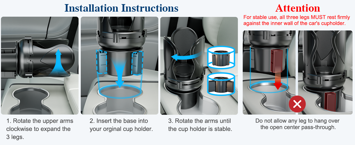 Car Cup Holder Expander