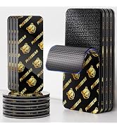 PHIXBEAR 12 Sets Hook and Loop Strips with Super Adhesive Heavy Duty, 3.6"x2"/3.15"x1.18"/ 2" Dou...