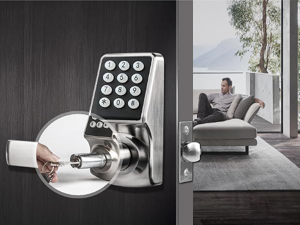 Concealed keyhole