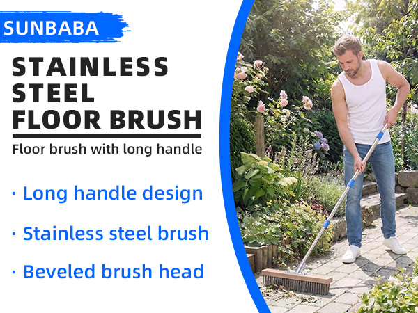 STAINLESS STEEL FLOOR BRUSH