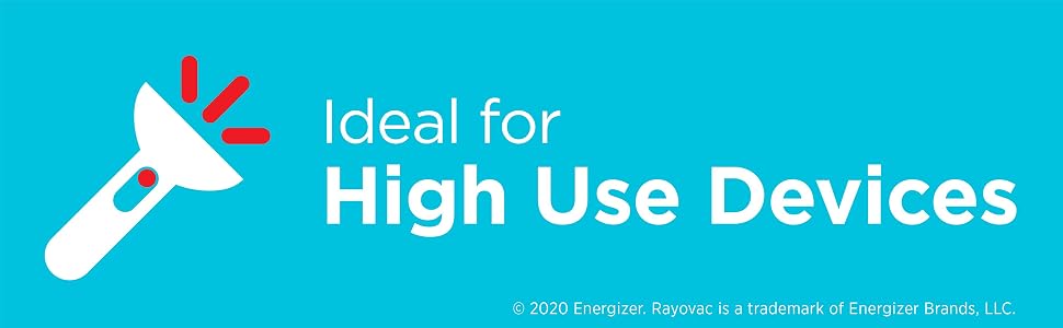Ideal for high use devices, AA batteries, batteries AA,