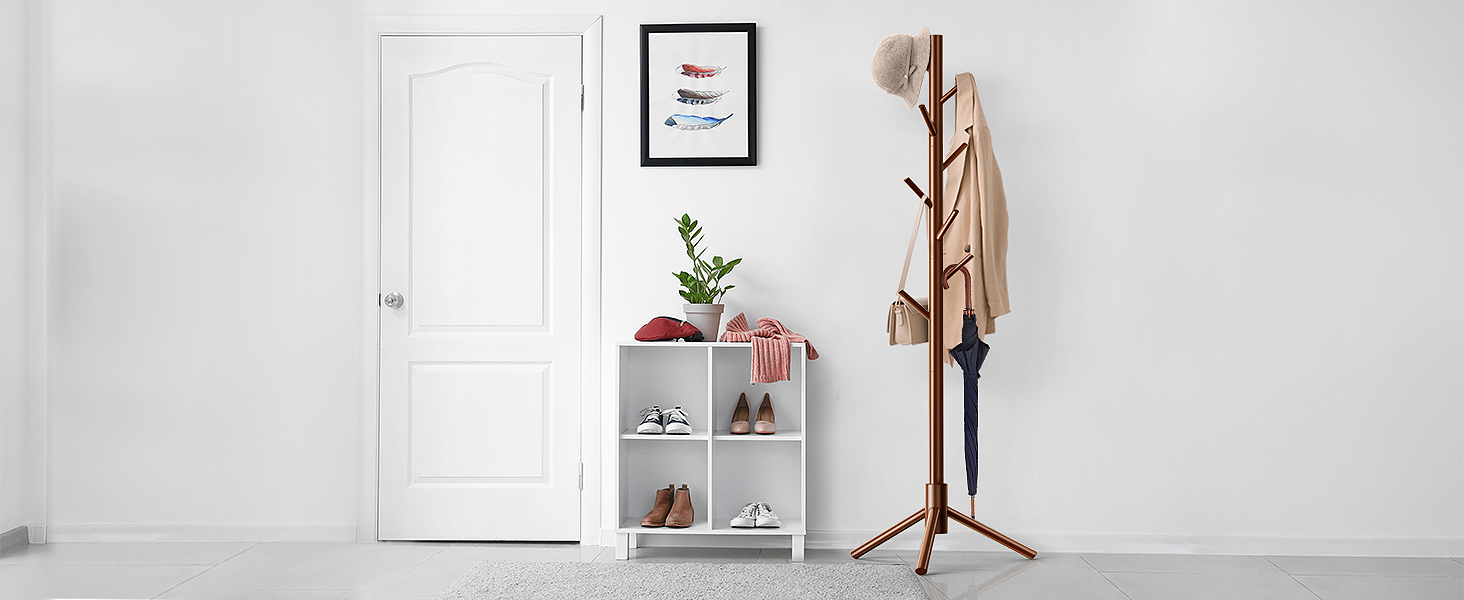 Wooden Coat Rack