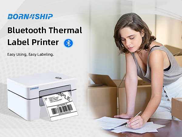 wireless thermal label printer,4x6 label printer for small business