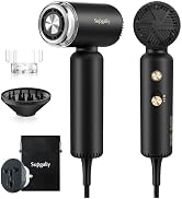 SUPGALIY Dual Voltage Travel Hair Dryer, Mini High-Speed Blow Dryer for Fast Drying, Ionic Hairdr...