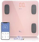 himaly Body Fat Scale Smart BMI Scale Digital Bathroom Wireless Weight Scale, Body Composition An...