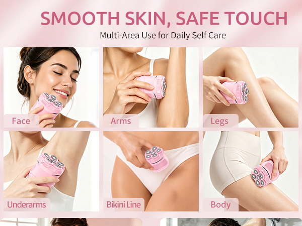Versatile Body&Facial Hair Removal