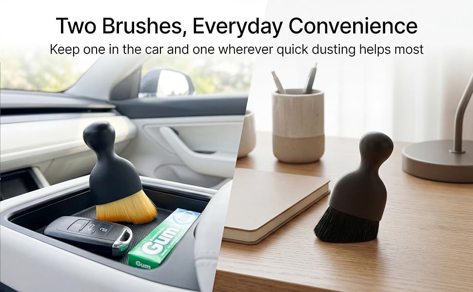 Two Brushes, Everyday Convenience