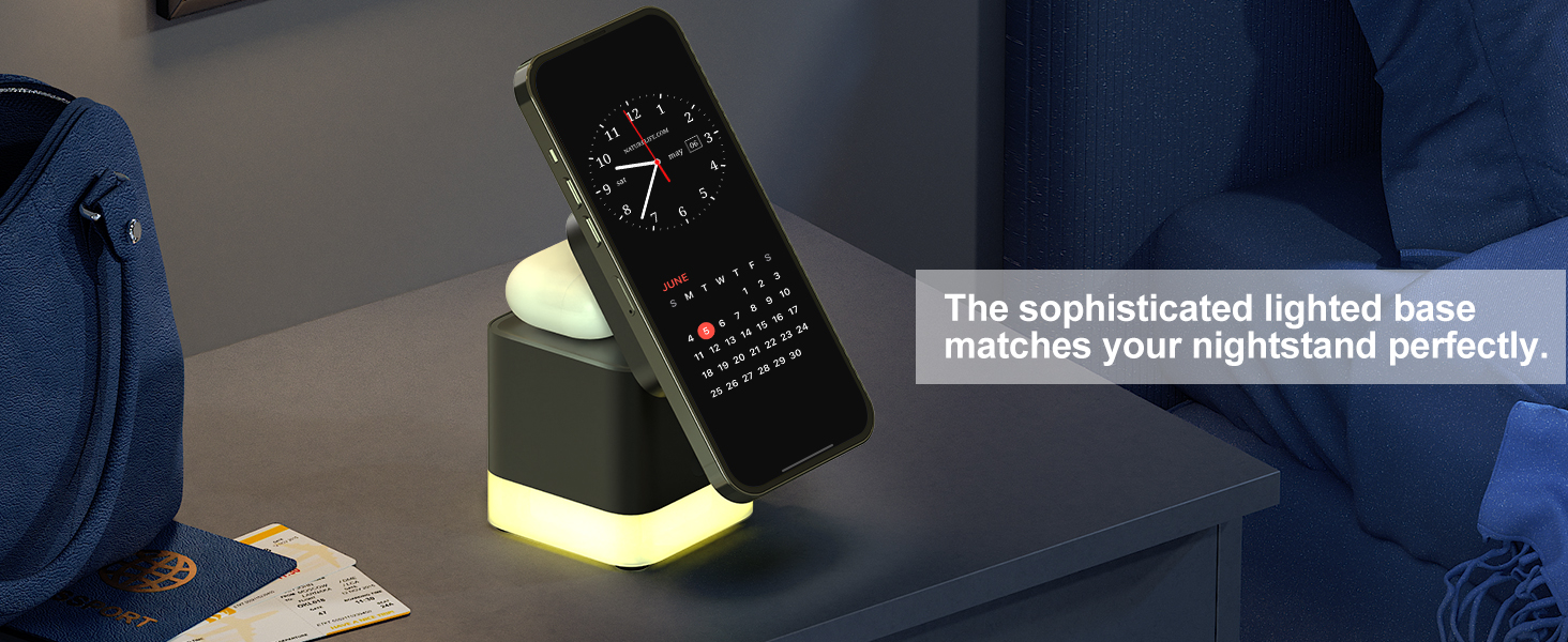 3-in-1 cube wireless charger