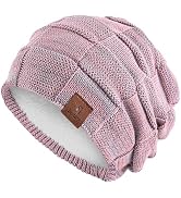 Doitory Beanie Hat for Men and Women, Unisex Winter Slouchy Beanie Knit Warm Hat, Cotton Cap for ...