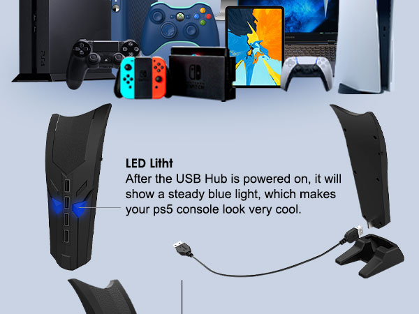 usb hub for playstation 4