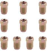 Invert Flare 3/16 Brake Line Fittings M10x1.0 Thread,Metric Car Brake Line Fitting Kit Replaces O...
