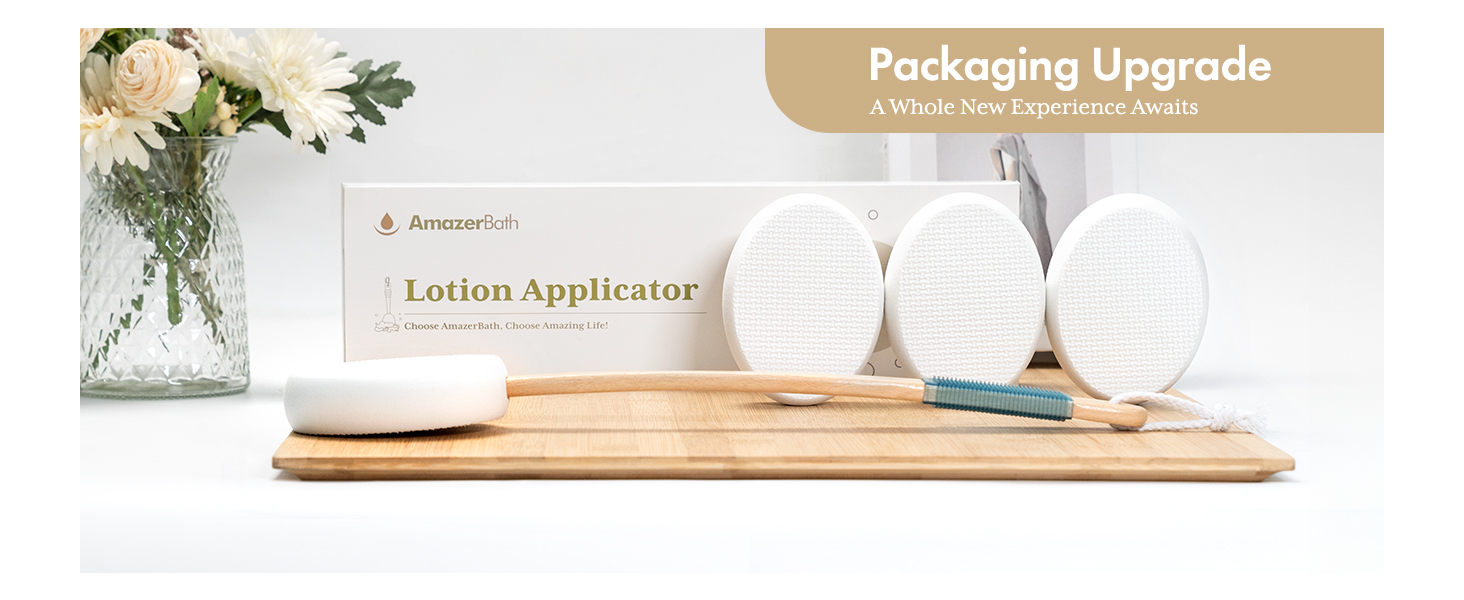 AmazerBath Lotion Applicator for Back