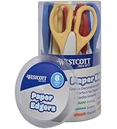 Westcott Student Paper Edgers Scissors, Set of 6
