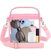 GYEUKHAM Clear Crossbody Bag, Stadium Approved Clear Purse Messenger Bag for Concerts Sports Even...