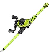 Sougayilang Fishing Rod and Reel Combo, Baitcasting Combo, IM7 Graphite Blank Rods,2-Piece Blank ...