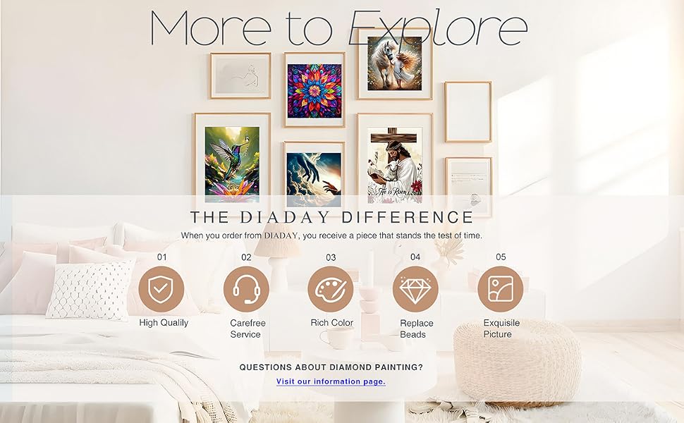 DIADAY Diamond Painting Kits for Adults