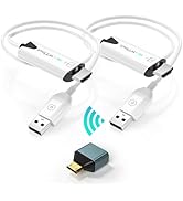 Wireless HDMI Transmitter and Receiver 165FT Long Range Extender, Plug and Play, 2.4/5GHz for PS4...