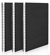 EUSOAR Blank Notebook Journal, B5 3 packs 7.3