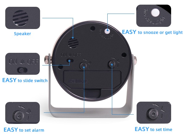 mini alarm clock