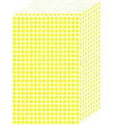 1/4" Small Colored Dot Stickers 6240 PCS Round Circle Stickers Tiny Yellow Coding Labels Mini Sti...