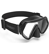 ZABERT M1 Adult Swim Goggles Mask with Nose Cover Fabric Strap for Men Women Adult Youth