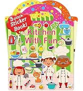 Benresive Reusable Sticker Books for Toddlers, 3 Sets Travel Stickers for Kids, Toddler Sticker B...