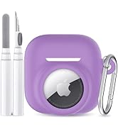 LDSXAY 2 in 1 Silicone Case Compatible with AirPod 4 and AirTag, Shockproof Protective Skin Cover...