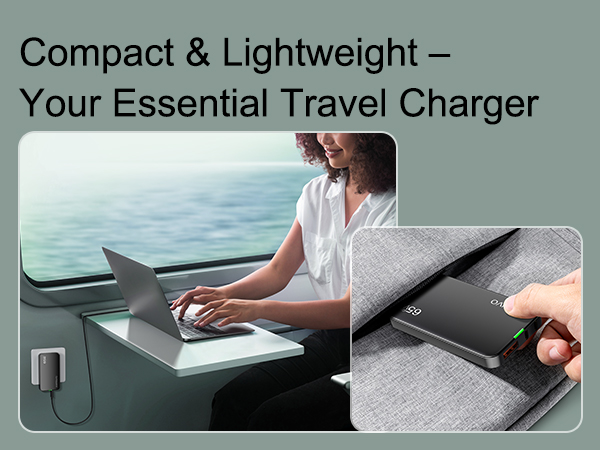 Compact & Lightweight – Your Essential Travel Charger