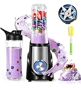 MIAOKE 2026 Upgrade 600 ML Smoothie Blender,32,000 RPM Smoothie Blender, 10s Juicing, fro Ice Cru...