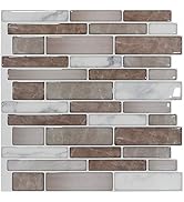 Art3d 10-Sheet Premium Stick On Kitchen Backsplash Tiles, 12