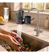 Vortopt Faucet Water Filter,360° Rotary Kitchen Faucet Filter, 350 Gallon NSF Certified Agua Puri...