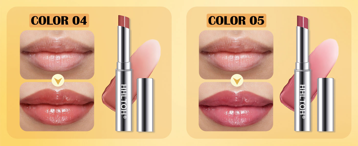 Honey Tinted Lip Balm for Women, Hydrating Lip Oil Stick Lipstick