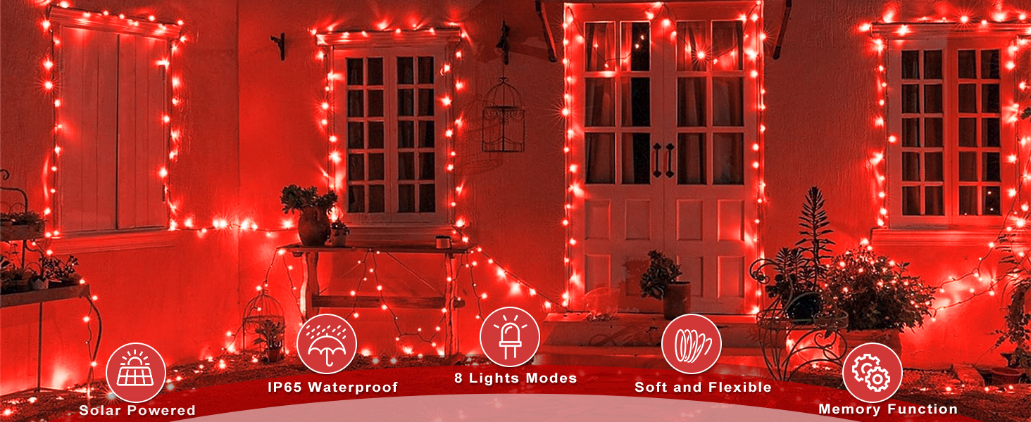 solar string lights outdoor solar string lights for outside twinkle lights christmas decorations