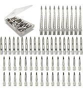 60Pcs Styling Hair Clips, Silver Metal Duck Billed Hair Clips for Women Styling Sectioning, Duckb...